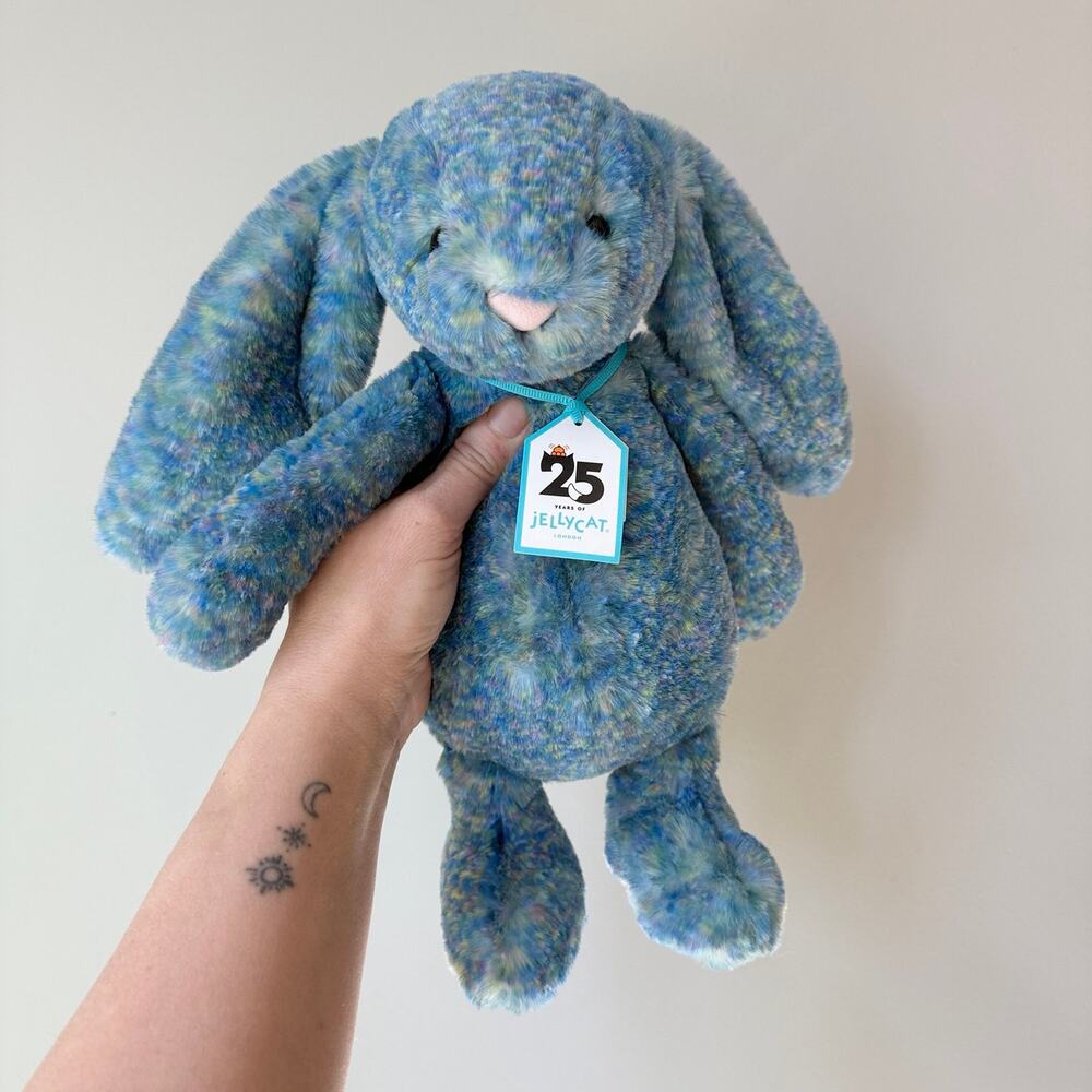 AUTHENTIC Jellycat Azure Luxe Bunny NWT - RETIRED Fast Shipping!
